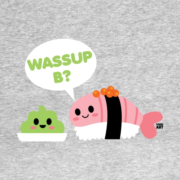 WASSAP B by toddgoldmanart